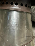 vtg Meva 865 made in Czechoslovakia gray railroad lantern Dietz junior globe