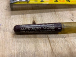 Vtg Jays Auto Parts Pen 1950's New Kensington Pa Advertising Gas Oil float Petro
