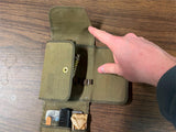 Vtg Antique WWI U.S. Army Travel Shaving Kit w/mirror