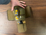 Vtg Antique WWI U.S. Army Travel Shaving Kit w/mirror