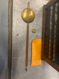 1920's Burnside Hotel Wall Clock Room Key Holder Antique Reception Desk Display!