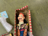 vtg 1950 Howdy Doody Marionette With Box Vintage Peter Puppet MCM Western