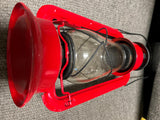 vtg Dietz Junior No.20 red railroad lantern 12" collectable