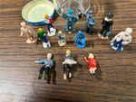 VTG Lot of 12 Model Train Diorama miniature Towns People Plastic