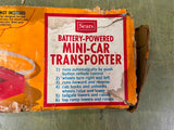 VTG 1970s Sears Battery-Powered Mini-Car Transporter #5804 AS IS Original Box