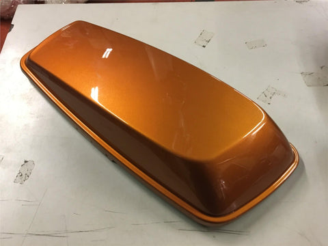 Right saddlebag lid Orange tangerine Glo? 14^ touring FLHTC Harley T/O #90200411