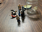 VTG Lot of 12 Model Train Diorama miniature Towns People Plastic