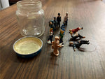 VTG Lot of 12 Model Train Diorama miniature Towns People Plastic