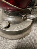 vtg antique 1923 Dietz No.2 D-lite railroad lantern red glass d-lite globe rare
