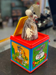 Vintage Warner Bros 1976 Mattel Bugs Bunny Music Jack In The Box Toy Pop up work