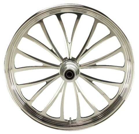 Manhattan Polished CNC 23"x3.5" Front Wheel Custom Harley Softail Chopper 37-630