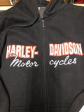 Harley Davidson  zip up sweat shirt soft material