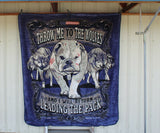 Faux fur Luxury Blanket Throw me to the wolves I will Return Leading the Pack queen size