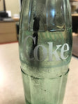 Vtg Coca-Cola Glass Bottle 16 Fl Oz 1 Pint Light Green Tint No Markings