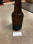 Vtg Brown Amber Glass Soda Bottle Sarsaparilla Sioux City Cowboy picture