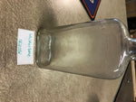 Vtg Glass Whiskey Bottle Full 1/2 Pint No Cork Has No Other Marking