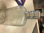Vtg Glass Whiskey Bottle Full 1/2 Pint No Cork Has No Other Marking