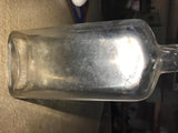 Vtg Glass Whiskey Bottle Full 1/2 Pint No Cork Has No Other Marking