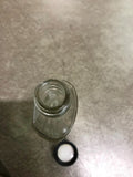 Glass Medicine or Elixir Bottle Has Measurements Label 3ii Slight Pearlescent