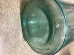 Atlas Mason's Patent Blue Tinted Glass Mason Canning Jar Melting Chipped