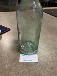 Vtg Glass Liquor Bottle 7 Nb On Bottom Has Bubbles And Blueish Tint