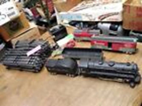 Vtg Marx Stream Line Steam Type Train Set #25242 NYC 999 Locomotive Original Box