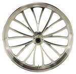 Ultima Manhattan Polish CNC 21"x 3.5" Single Disc Front Wheel Harley Cust 37-622