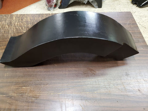 Black Right Side Custom 6 3/4 Old Skool Chopper Rear Bobtail Drag Bike Fender