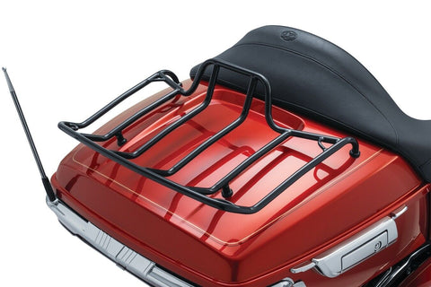Black Luggage Rack Tour-Pak Harley Touring FLH Ultra Classic Glide Trike Kuryaky
