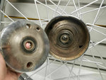 Vtg Hall craft Chopper Stopper Mini Spool Wheel Tire Springer Chopper 19" Drum