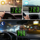 Universal Digital Car GPS MPH KM/h HUD Display Speedometer Alarm For Motorcycle