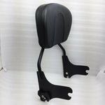 Black Detachable Sissy Bar Backrest for Harley Touring Street Glide FLHX 97-08