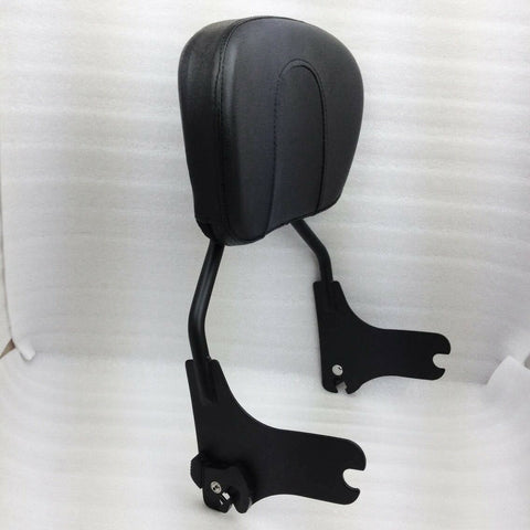 Black Detachable Sissy Bar Backrest for Harley Touring Street Glide FLHX 97-08