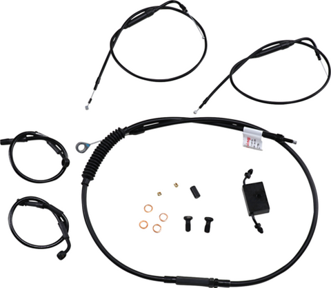 Burly Handlebar Cable Brake Line Kit Clubman Bars Sportster 2014^ 883 iron 1200