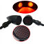 Black Smoke Mesh Lens LED Bullet Turn Signal Light Chopper Bobber Cafe Racer US