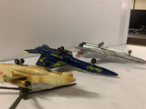 Diecast Military Airplanes ERTL US Navy F-14, Blue Angels F-18A, Russian KA-50