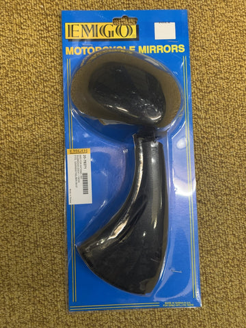 Emgo 20-78271 Black Finish Right Hand Side Replacement Mirror for Suzuki Katana