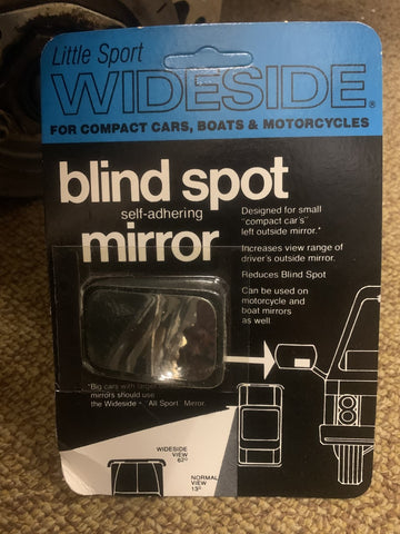 Little Sport Wideside Blind Spot Mirror Compact Cars/Boats/Motorcycles