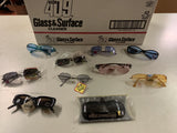 Large Box of Assorted Sunglasses Approx 200 Mens Womens Kids lot