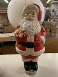 29" Santa Blow Mold Grand Venture Christmas Decoration Festive Holiday