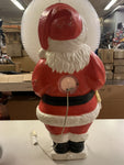 29" Santa Blow Mold Grand Venture Christmas Decoration Festive Holiday