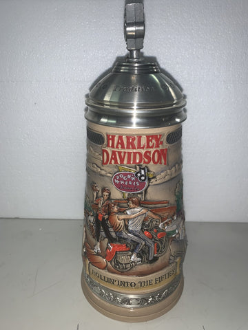 Harley Davidson Stein Decade Series 1950's Handcrafted in Germany #0109 of 3000