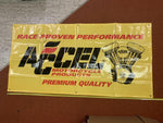 ACCEL Race Proven Performance V Twin Engine Banner Yellow
