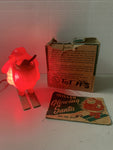 Miller Santa Claus + Snow Man 1940's Decoration Nightlight Antique Christmas