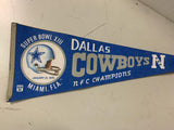 1979 Super Bowl XIII Pennants Dallas Cowboys & Pittsburgh Steelers Football NFL