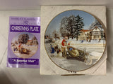 1992 Harley-Davidson Christmas Plate "A Surprise Visit" 9240 / 9500 Collectible!