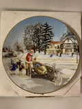 1992 Harley-Davidson Christmas Plate "A Surprise Visit" 9240 / 9500 Collectible!