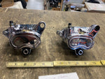 Chrome Dual Disc Front Brake Calipers Harley Dyna Bagger Sportster 4 piston 2000