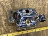Chrome Dual Disc Front Brake Calipers Harley Dyna Bagger Sportster 4 piston 2000