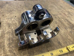 Chrome Dual Disc Front Brake Calipers Harley Dyna Bagger Sportster 4 piston 2000